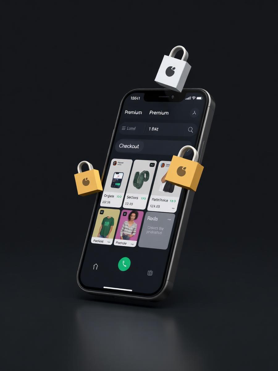 E-commerce & D2C App mockup