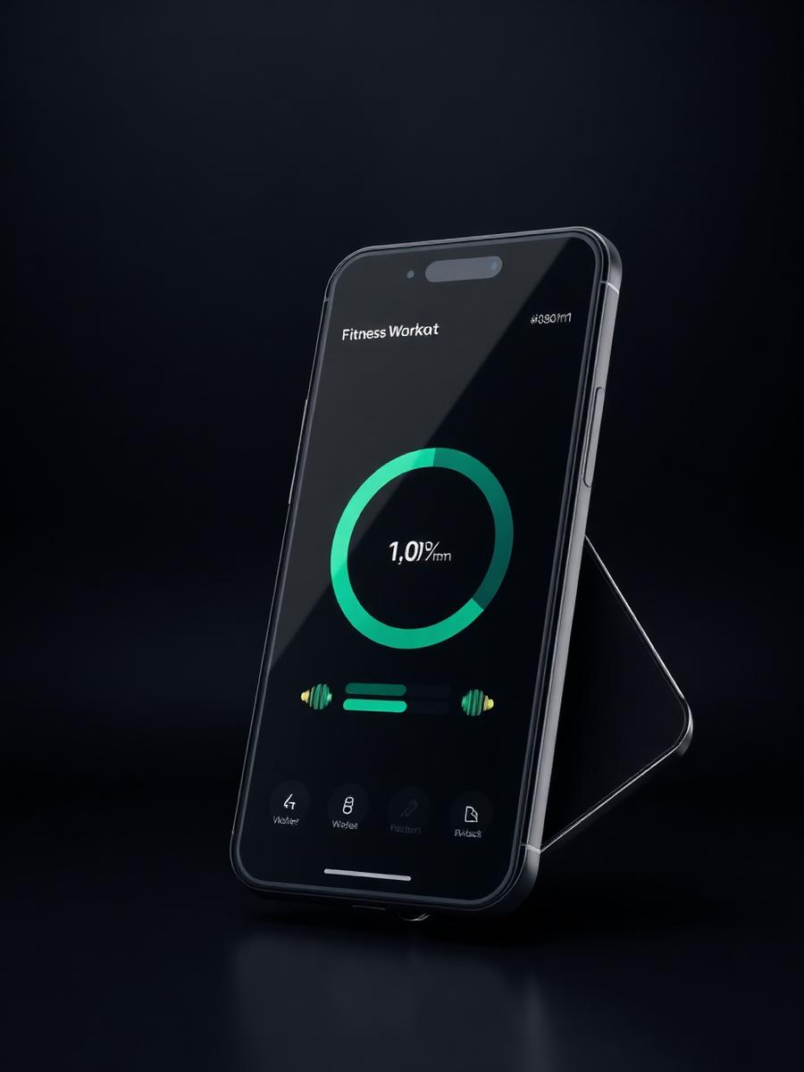 Fitness & Wellness App mockup
